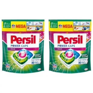 Persil Kapsułki do prania tkanin Power Caps Color Zestaw 2 x 60 szt. - Środki do prania - miniaturka - grafika 1