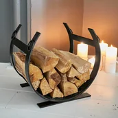 Akcesoria kominkowe - Stojak na drewno opałowe Garrett - miniaturka - grafika 1