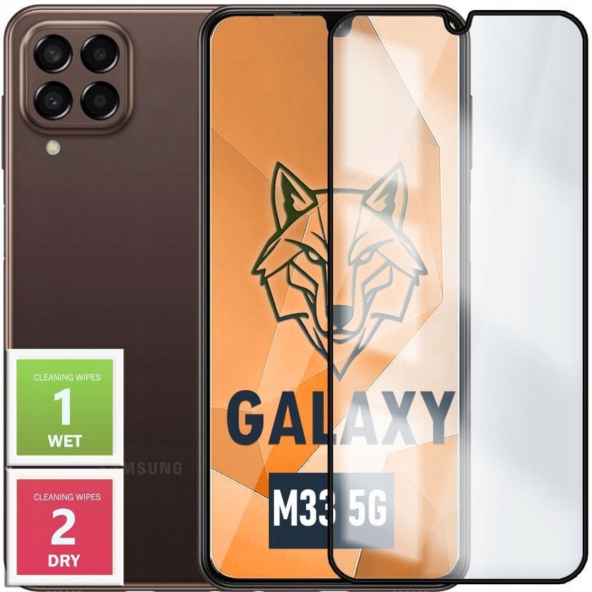 SZKŁO HARTOWANE DO SAMSUNG GALAXY M33 5G PEŁNE NA CAŁY EKRAN SZKIEŁKO 5D 9H
