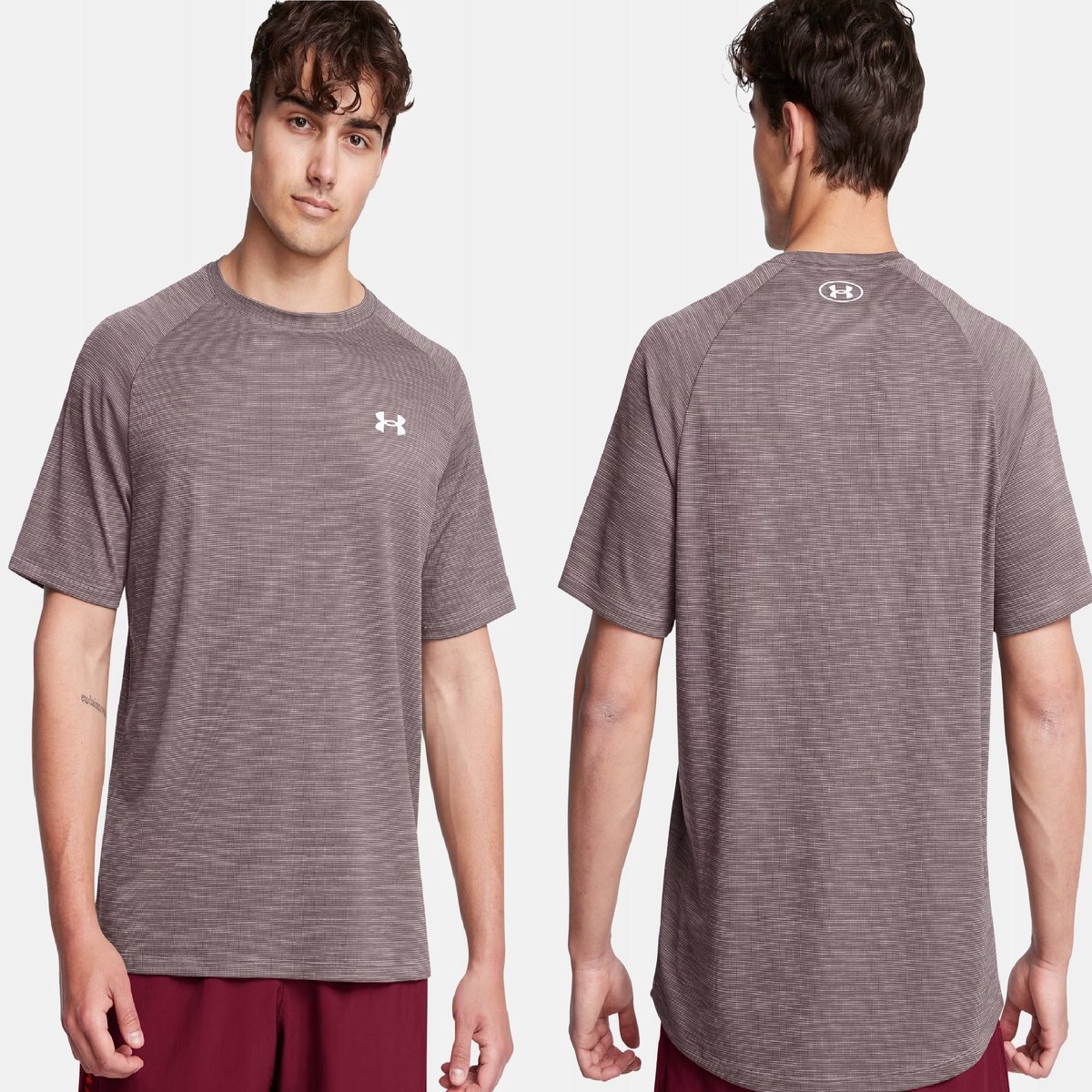 T-SHIRT MĘSKI TRENINGOWY UNDER ARMOUR KOSZULKA MĘSKA SPORTOWA LEKKA L