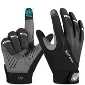 Rękawiczki rowerowe - Rękawiczki rowerowe mtb enduro wiosna jesień - miniaturka - grafika 1