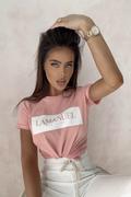 Koszulki i topy damskie - T-shirt Show La Manuel łosoś - SHOPAHOLIC`S DREAM - miniaturka - grafika 1