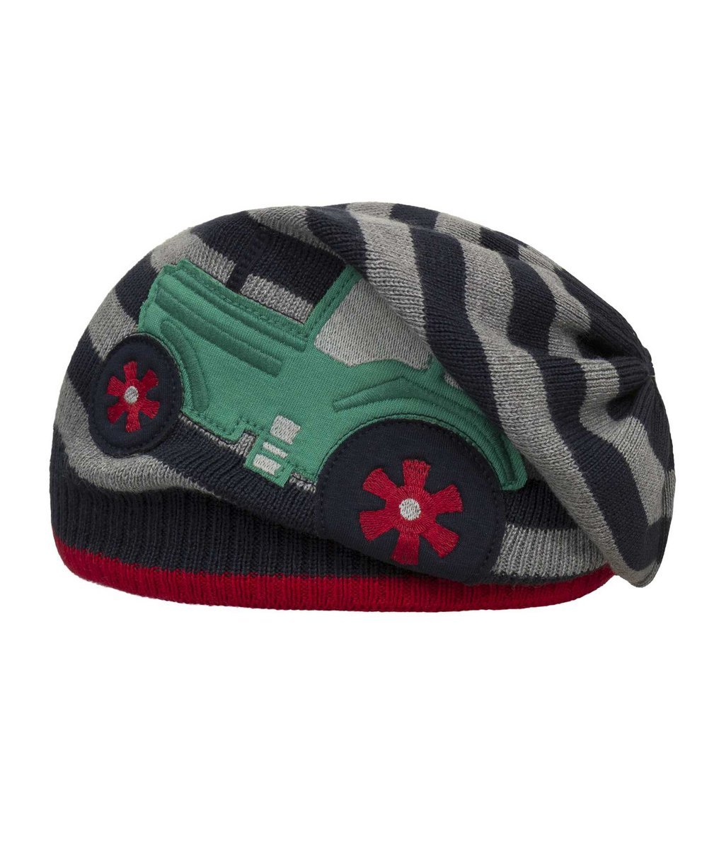 Czapka chłopięca, szaro-granatowa, Döll