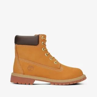 Buty dla chłopców - Timberland 6in Classic Boot - Orzechowe Skórzane Trzewiki Dziecięce - 12909 - grafika 1