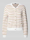 Swetry damskie - Kurtka z dzianiny z wpuszczanymi kieszeniami model ‘KOLA’ - miniaturka - grafika 1