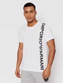 Koszulki męskie - Emporio Armani T-Shirt 211831 2R479 00010 Biały Regular Fit - grafika 1