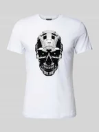Koszulki męskie - T-shirt z nadrukowanym motywem - miniaturka - grafika 1