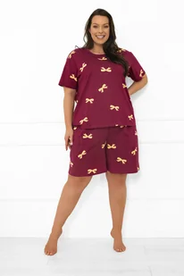 Piżama damska krótki rękaw, krótkie spodnie Kwadro - Italian Fashion - Piżamy damskie - miniaturka - grafika 1