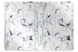 Mata pod fotel biurowy Taniec żurawi 120x90 cm - Podnóżki, podpórki, podkładki - miniaturka - grafika 1