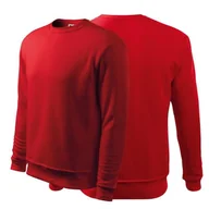 Moda i Uroda OUTLET - Bluza czerwona męska/dziecięca z logo na sercu nadrukiem logo firmy 300g 406 kolor 07 bluza podstawowa - miniaturka - grafika 1