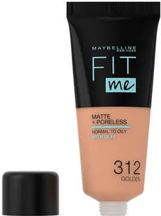 Maybelline FIT ME Matt&Poreless Make-Up - Podkłady do twarzy - miniaturka - grafika 2