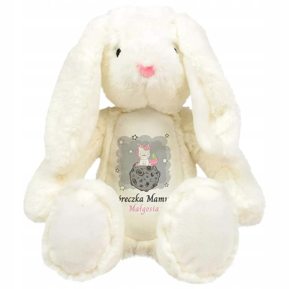 Maskotka Króliczek Królik CÓRECZKA MAMUSI IMIĘ Wz