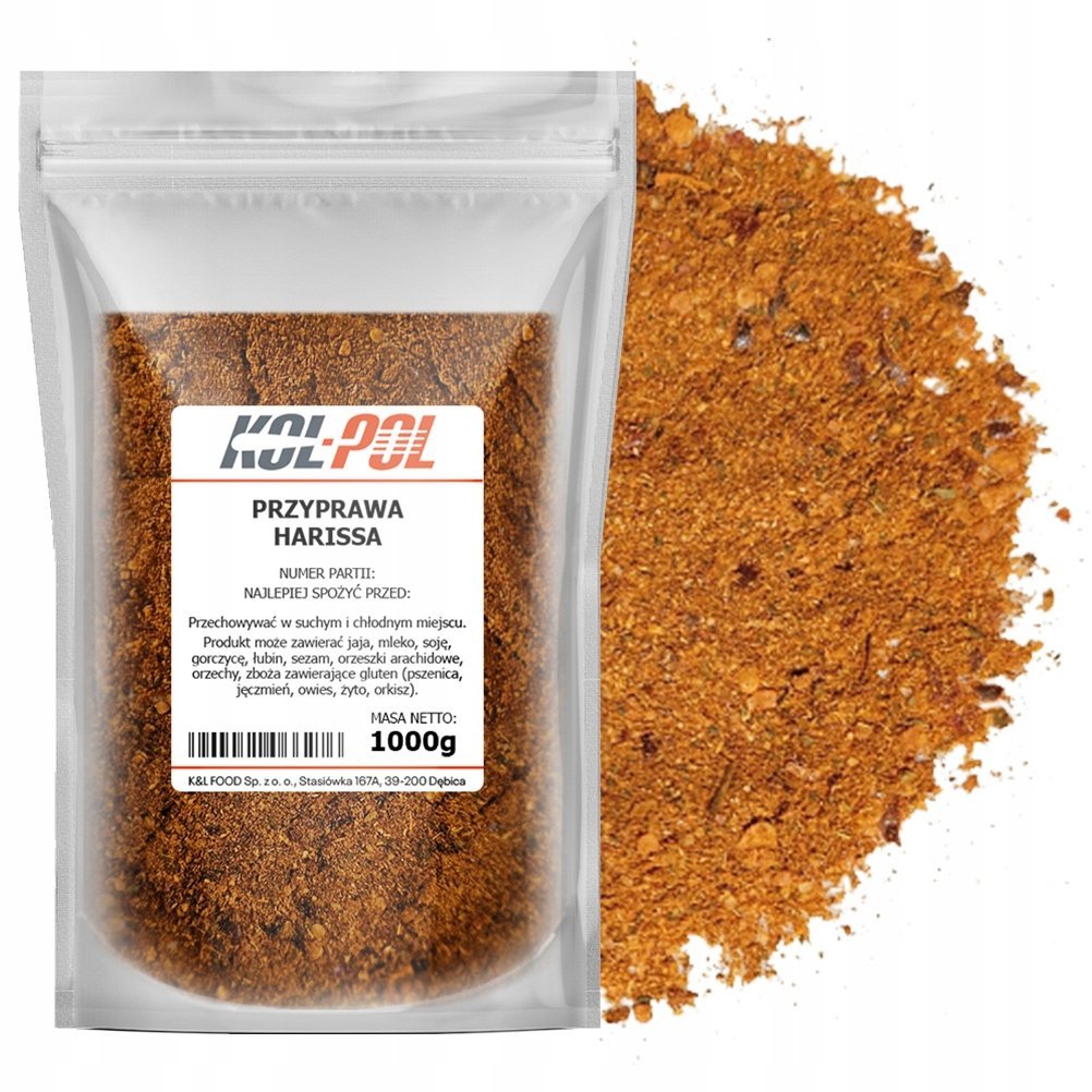 PRZYPRAWA HARISSA 1kg Kuchnia Arabska Aromatyczna mieszanka ziół Kol-Pol