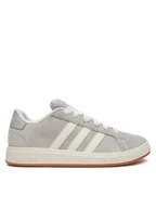 Buty dla dziewczynek - adidas Sneakersy Grand Court 00s JH6179 Szary - miniaturka - grafika 1