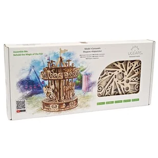 Ugears Karuzela Ugears 70129 - Modele do sklejania - miniaturka - grafika 1