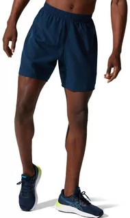 Spodnie sportowe męskie - asics Core 7" Shorts Men, niebieski L 2022 Legginsy do biegania - grafika 1