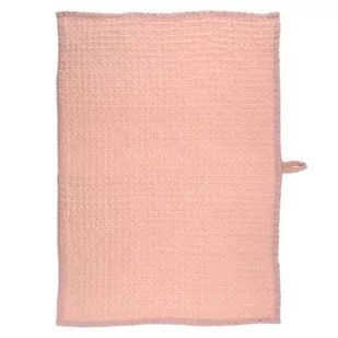 Ścierka kuchenna DUKA VAFFLA 70x50 cm łososiowa bawełniana - Ręczniki - miniaturka - grafika 1