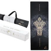 Maty do jogi - Mata do jogi zamszowa Fit.me Słoń 4mm - miniaturka - grafika 1