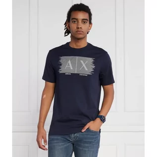 Koszulki męskie - Armani Exchange T-shirt | Regular Fit - grafika 1