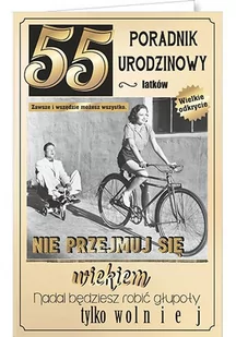 Karnet okolicznościowy na 55 urodziny, U 72 - Kartki okolicznościowe i zaproszenia - miniaturka - grafika 1