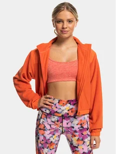 Roxy Polar Wow Zip Up Jkt Plfl ERJPF03141 Pomarańczowy Regular Fit - Bluzy damskie - miniaturka - grafika 1