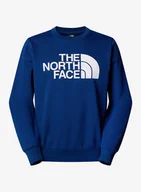 Bluzy sportowe męskie - Bluza bez kaptura The North Face Easy Crew - estate blue - miniaturka - grafika 1
