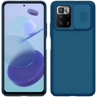 Etui i futerały do telefonów - Nillkin Etui CamShield do Xiaomi Redmi Note 10 Pro 5G (Niebieskie) - miniaturka - grafika 1