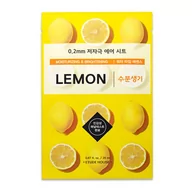 Maseczki do twarzy - Etude House Therapy Air Mask Lemon 21ml - rozjaśni - miniaturka - grafika 1