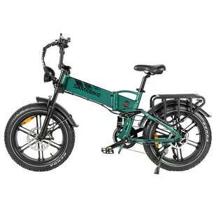 SAMEBIKE RS-A02 Electric Bike, Folding Off Road E-bike, 20*4 Inch Fat Tire, 48V 17Ah Battery, 1200W Motor - Rowery elektryczne - miniaturka - grafika 3