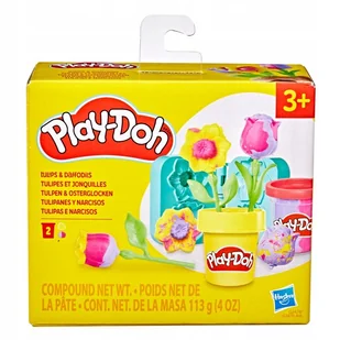 Play-Doh Ciastolina Zestaw Kwiaty tulipany i żonkile Hasbro G2478 - Masy plastyczne - miniaturka - grafika 1