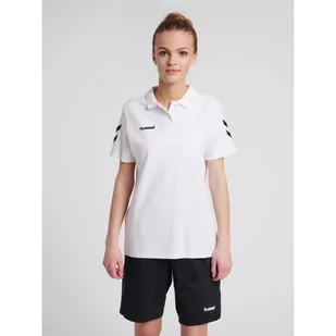 Koszulka tenisowa polo damska Hummel Go Cotton Polo Woman - Tenis ziemny - miniaturka - grafika 1