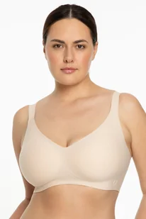 Biustonosz braletka Julimex Jelly Bra Comfort beżowy - Biustonosze - miniaturka - grafika 1