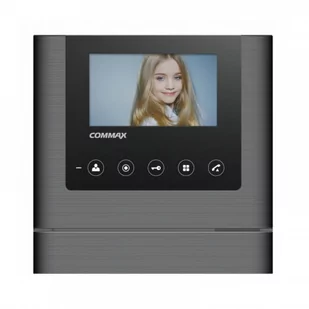 COMMAX Monitor 4,3& głośnomówiący CDV-43M DARK SILVER - Akcesoria do domofonów i wideodomofonów - miniaturka - grafika 1