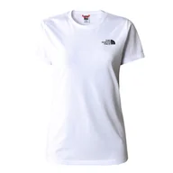 Koszulki sportowe damskie - Damska Koszulka z krótkim rękawem THE NORTH FACE W S/S OUTDOOR GRAPHIC TEE NF0A827MFN41 – Biały - miniaturka - grafika 1