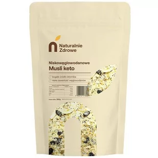 Naturalnie Zdrowe Musli keto niskowęglowodanowe 200 g - Płatki śniadaniowe i musli - miniaturka - grafika 1