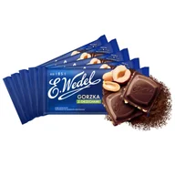 Czekolada - Czekolada gorzka z orzechami 5 sztuk x 90 g E.Wedel - miniaturka - grafika 1