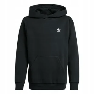 ADIDAS BLUZA DZIECIĘCA Z KAPTUREM CZARNA IW3500 152 - Bluzy dla dziewczynek - miniaturka - grafika 1