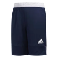 Koszykówka - Dziecięce Spodenki ADIDAS 3G SPEE REV SHR DY6626 – Granatowy - miniaturka - grafika 1