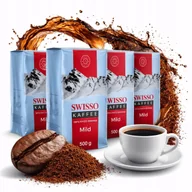 Kawa - Kawa mielona aromatyczna 100% Arabica Swisso Kaffee Mild 4x500g - miniaturka - grafika 1