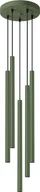 Lampy sufitowe - Lampa wisząca PASTELO 5P zielona oliwka 5xG9 8W stal 104x25x25cm Sollux Lighting - miniaturka - grafika 1