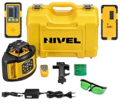 Sprzęt geodezyjny - Laser obrotowy niwelator NIVEL NL520G DIGITAL NL 520 G DIGITAL Zielony - miniaturka - grafika 1