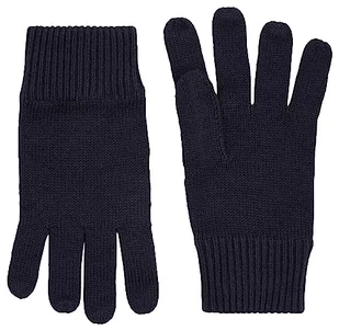 Tommy Hilfiger Essential Flag Knitted Gloves Rękawiczki Mężczyźni, Space Blue, rozmiar uniwersalny - Rękawiczki - miniaturka - grafika 1