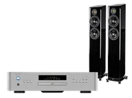 Zestawy stereo - Rotel RA-1572 MkII (srebrny) + FS408.2 (czarny) - miniaturka - grafika 1