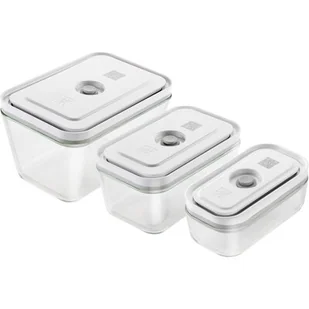 Zwilling Zwilling Fresh &amp;amp Save 3 Szt Białe Pojemniki Na Żywność Próżniowe Szklane - Pojemniki kuchenne - miniaturka - grafika 1