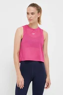 Koszulki sportowe damskie - Reebok top treningowy kolor różowy - miniaturka - grafika 1