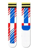 Skarpetki męskie - Happy Socks Skarpety "Scattered stripe" w kolorze biało-niebieskim - miniaturka - grafika 1