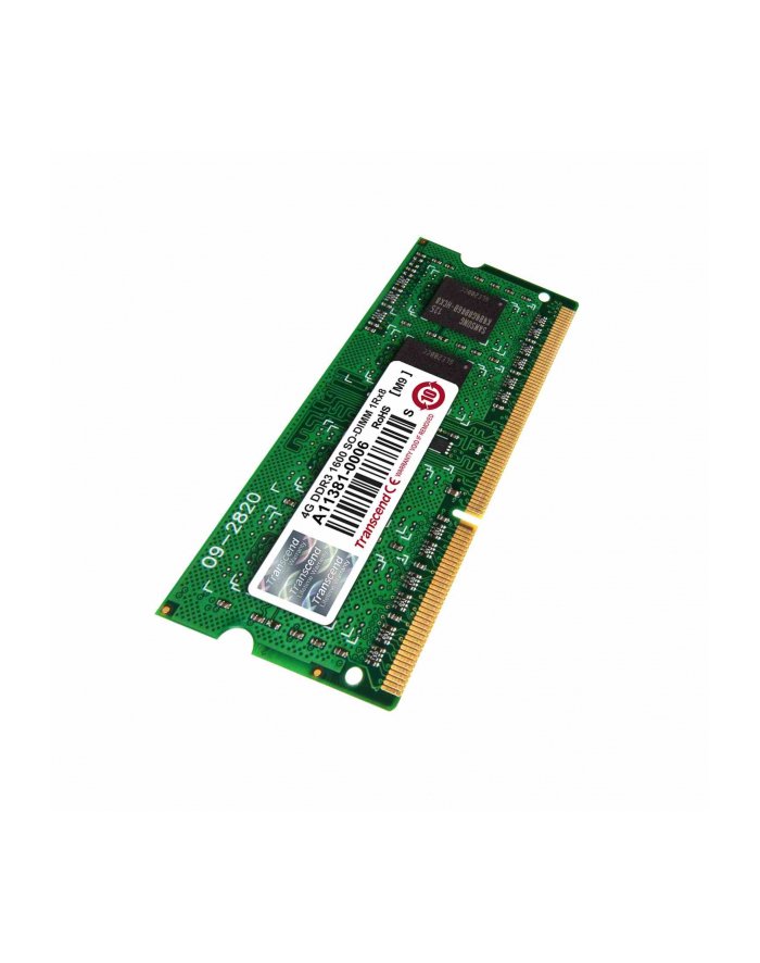 Transcend 4GB 1600MHz DDR3 CL11 SODIMM 1Rx8 TS512MSK64V6H