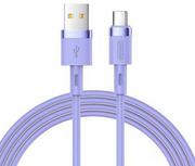 Kable USB - Joyroom Kabel USB USB Typ-C Joyroom S-1224N2 1.2m Fioletowy - miniaturka - grafika 1