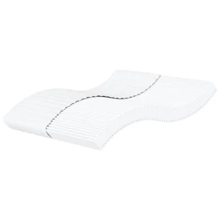 vidaXL Materac piankowy, biały, 160x210 cm, twardość H2/H3 - Materace - miniaturka - grafika 1