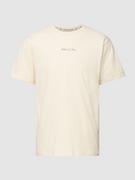 Koszulki męskie - T-shirt z wyhaftowanym logo - miniaturka - grafika 1